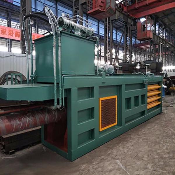 Hot sell automatic horizontal baler for waste paper cardboard PET bottle Cans Hydraulic press waste paper baler machine