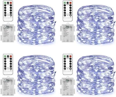 Cool White Twinkle Battery Operated Christmas Lights 30m Length 28V 40℃