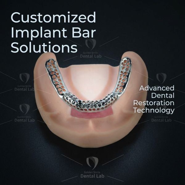 Medical Milled Titanium Bar Dental CAD CAM Titanium Bar For Dental Implants