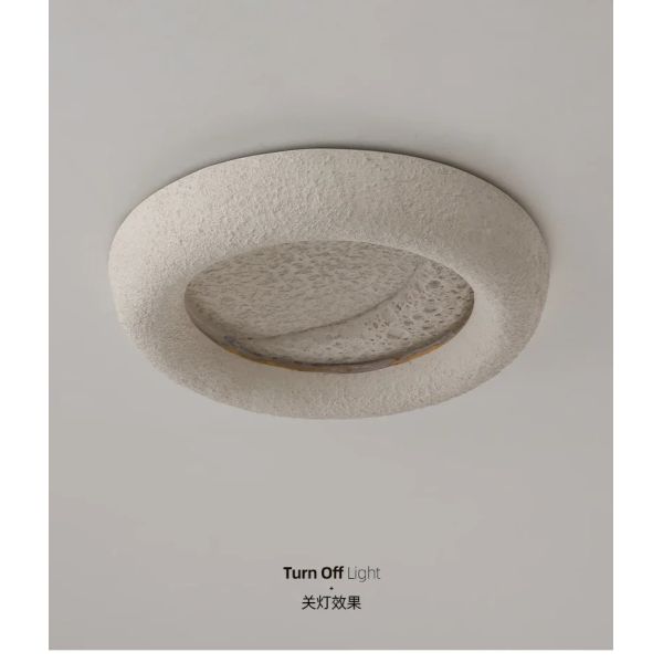 kids room decorative lighting fixture cream breeze Minimalist Wabi Sabi moon ceiling light(WH-MA-302)