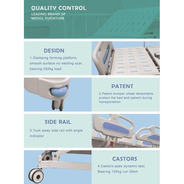 Big Promotion Electric Five Function ICU room Hospital Bed With Good Price