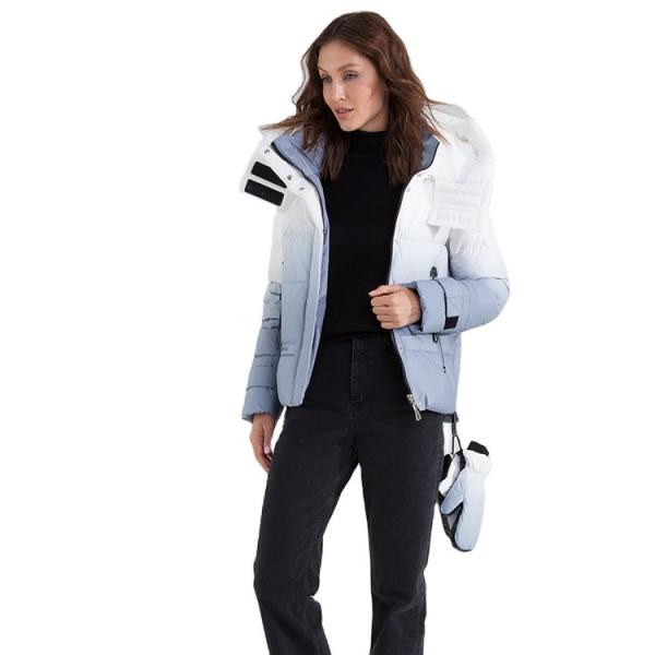 FODARLLOY Women's Down Jacket Short Casual Woman Cotton Coat Brand High Quality Design Parka Hooded Winter Clothes Women