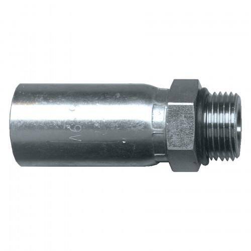 R16 Hydraulic Hose Fittings Male O Ring Boss Coupling Male Swivel NPTF