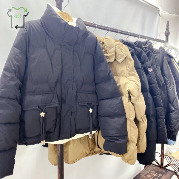Fashion Warm Used Winter Clothing Cotton Padded winter jacket second hand