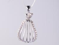 Hollow Geometric 925 Sterling Silver Cross Pendant For Women  925 Silver CZ Pendant Add A Touch Of Luxury To Your Jewelry Collection  925 Silver CZ Pendant Elevate Your Look With This Stunning Pendant