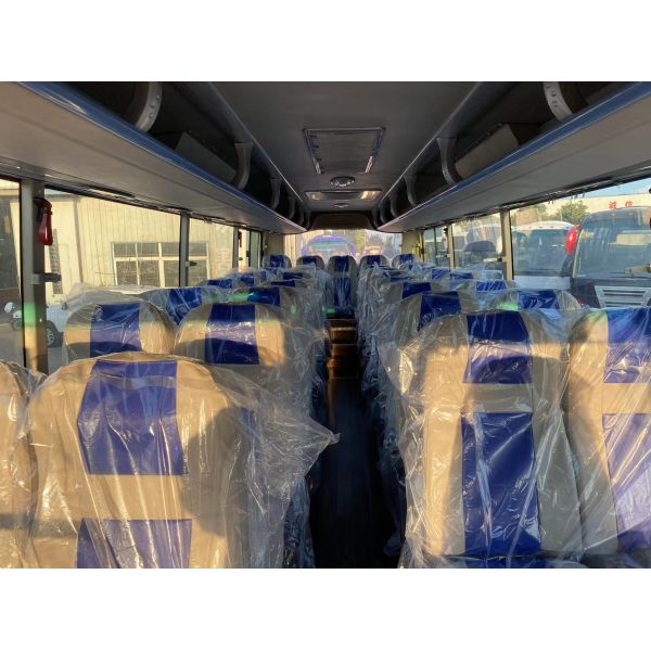 45 Seater Used Bus Sale 40 Seater Coach Buses Left Hand Drive and Leaf Spring Suspension