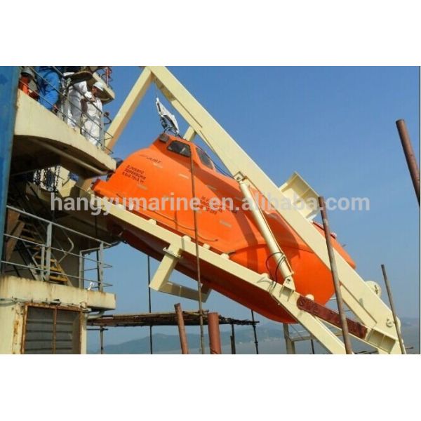 Marine Free Fall fiberglass Lifeboat for sale