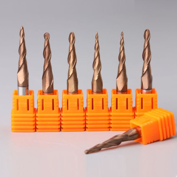 Fraise en bois CNC soudée haute fréquence avec queue hélicoïdale pour épaisseur de coupe 3.175/4/5/6/8/10/12mm