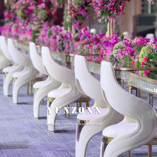 Unique Design Living Room Set Stainless Steel Accent Chair Leisure Chair for Wedding