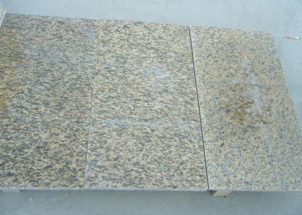 Tiger Skin Gold Yellow  Granite Countertop Tiles , Granite Kitchen Tiles Polished