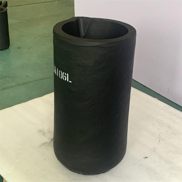 Graphite Silver Casting Crucible Silicon Carbide Black Smooth Surface