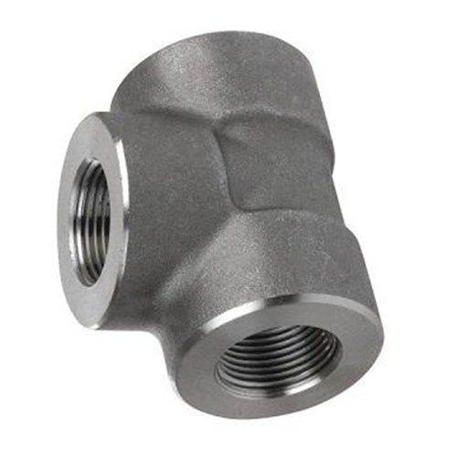Cs Ss 16 Inch JIS Steel Pipe Fittings High Pressure Forged Threaded Tee