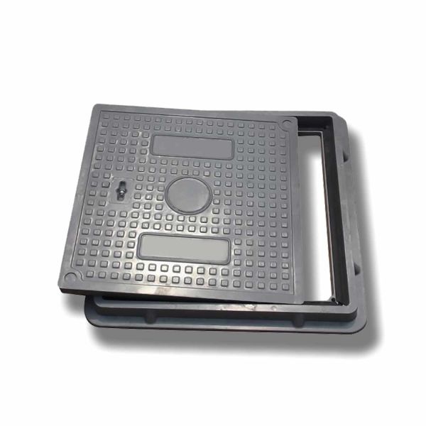 Anti Skid Surface Corrosion Resistant Lightweight Composite Manhole Cover for Pedestrian Walkways and Road Safety