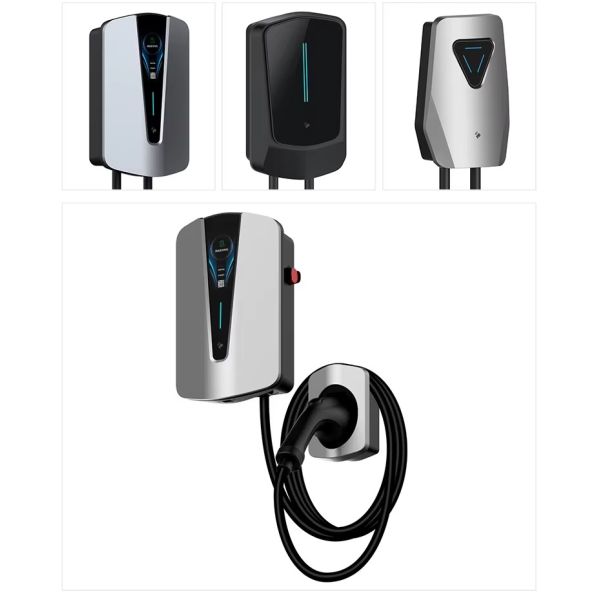 Station de recharge pour véhicules électriques de type 2 de 7 kW montée sur le mur Certifié CE