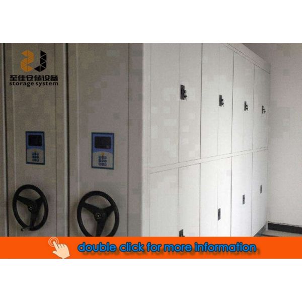 Armários de arquivos móveis convencionais Sistema de prateleiras 6 camadas Sistemas móveis de prateleiras