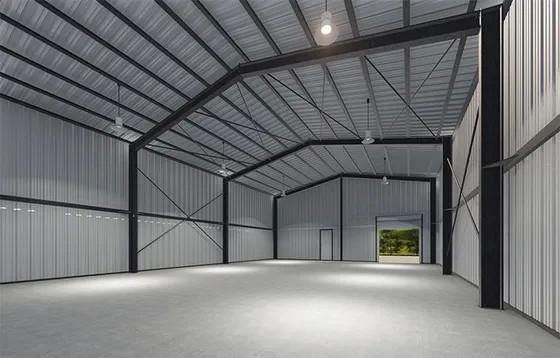 Cadre en acier Grands hangars métalliques Entrepôt Construction Bâtiment métallique