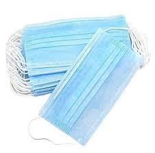 High Breathability 3 Ply Non Woven Face Mask No Ear Pressure Elastic Earhook