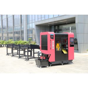 Scie circulaire CNC à poussée horizontale 4P 7.5KW pour la coupe de métaux