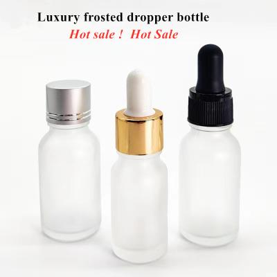 5ml-50ml Essential Oil Glass Dropper Bottle Frosted Glass Serum Bottle