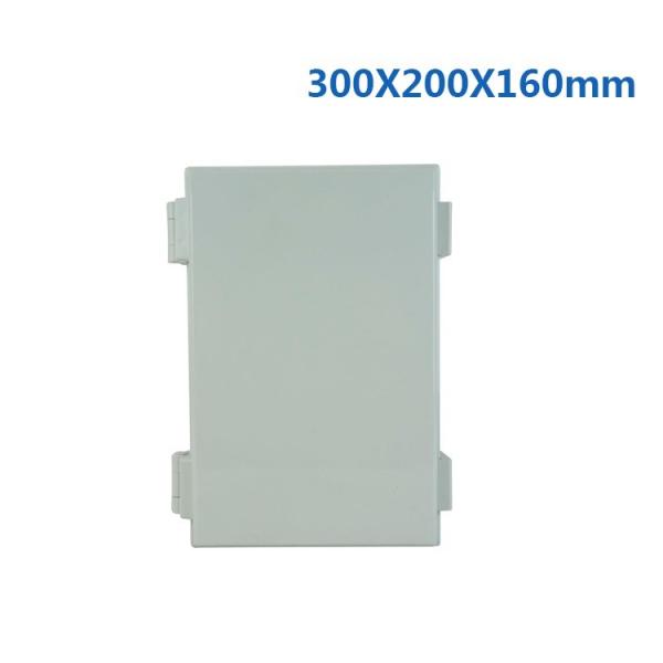 300x200x160 Hinged Cover IP65 Waterproof Plastic Enclosure for Electrical Project Includes Internal Mounting Panel