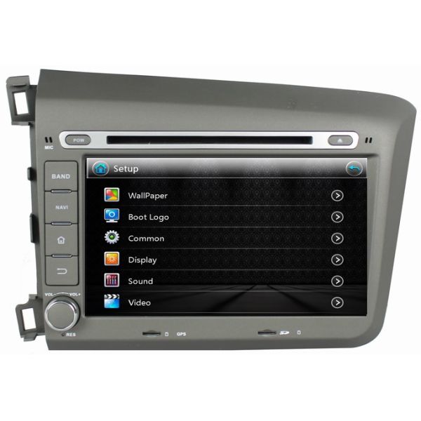 Ouchuangbo Auto Stereo GPS DVD Player for Honda Civic 2012 Multimedia Kit iPod USB OCB-8036A