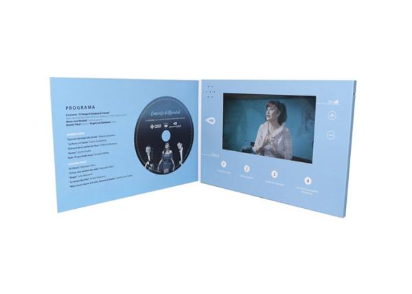 2.4 Inches Promotional Video Cards Creative Printing Video Advertising Cards