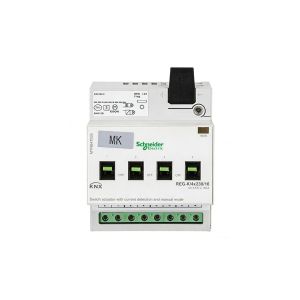 MTN647595 Schneider KNX 4-Way Switching Module with Manual Control and Current Detection