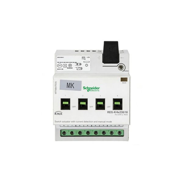 MTN647595 Schneider KNX 4-Way Switching Module with Manual Control and Current Detection
