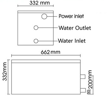 50Hz Electric Spa Heater For Circulation, Jacuzzi Hot Tub Heater CE Approved