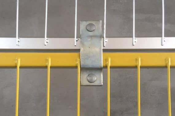 6'x9.6'  Construction Security Temp Fence Panels Tubing 30mm*30mm brace 20mm*20mm Powder Coated Red