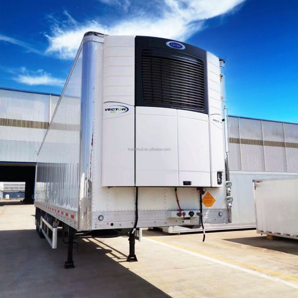 Алюминиевый композит сэндвич изоляционные стены 53FT Reefer грузовик полуприцеп