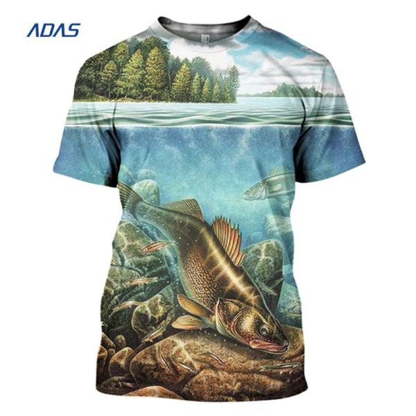 Regular Fit Mens Shade Vented dye Sublimation T Shirt Short Sleeve Allover Printed Custom
