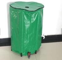 Barril de chuva flexível de PVC de 100L dobrável para coletor de água da chuva de jardim