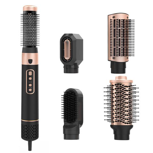 Fast Drying 5 In 1 Hair Straightener Styler Heat Insulation For Prevent Frizzy Hair