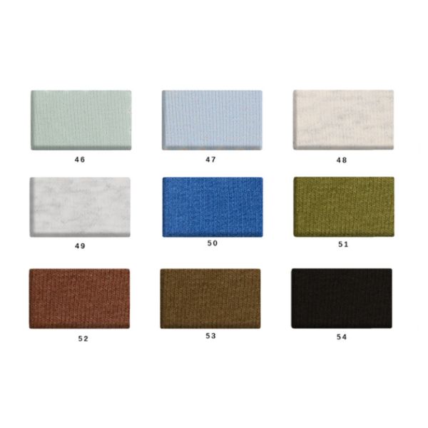 Custom Elastane Garment Cloth Solid 93% Cotton 7% Spandex 40S 220Gsm Knit Slub 1X1 Rib Fabric Cotton Fabric Roll