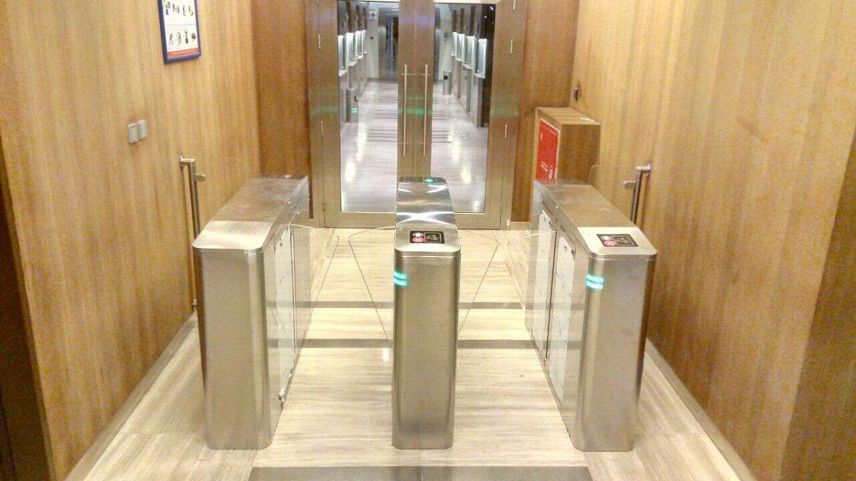 Контроль безопасности доступа-Pederstrain Speed Gate-QR Code-Self-Supermarket-GYM-Collecionador de cartões-RFID/QR Code
