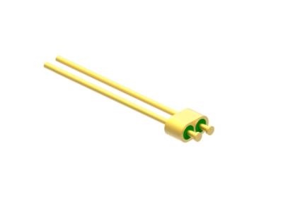 2-Pin Nail Head Glass To Metal Hermetic Seal Header With Gold Wire Bonding Surface MC-1494-JH