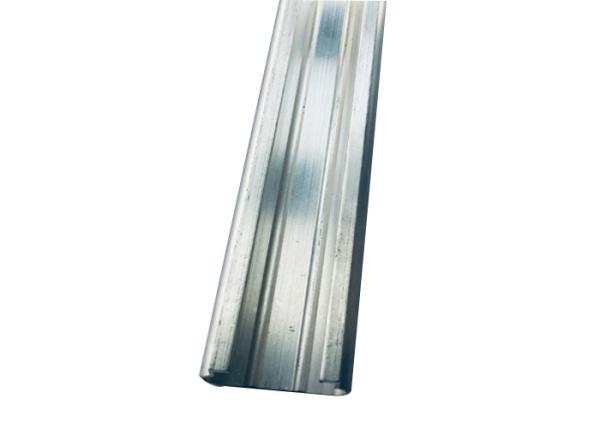 Rust Resistant Greenhouse Accessories Aluminum Film Lock Profile With Wire