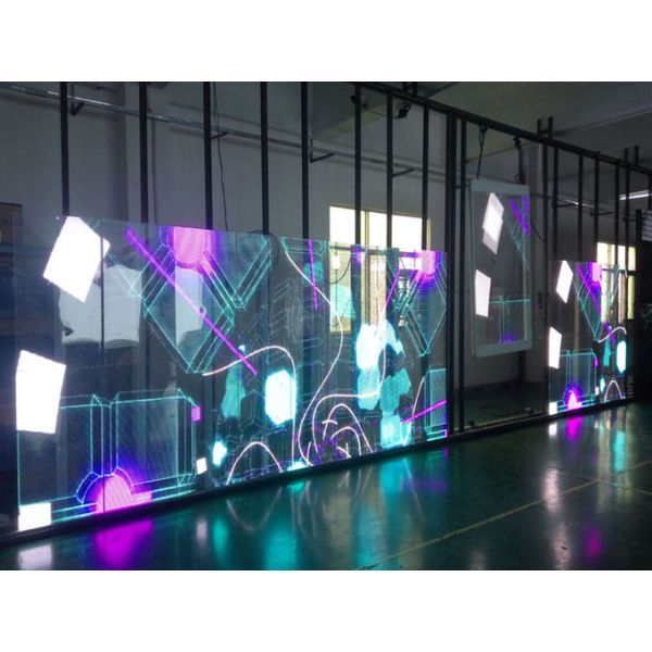 Commercial 500x500mm SMD2525 Outdoor Transparent LED Screen