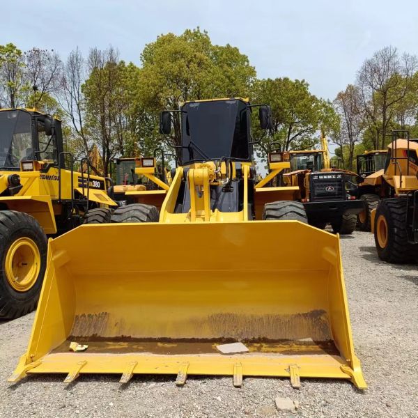 Original Japan Used KOMATSU WA380 Loader with and Original Hydraulic Valve
