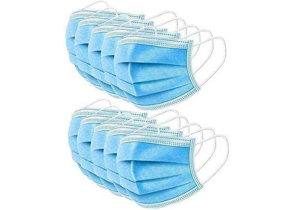 3 - A dobra Earloop descartável protetor a máscara protetora para a limpeza da casa
