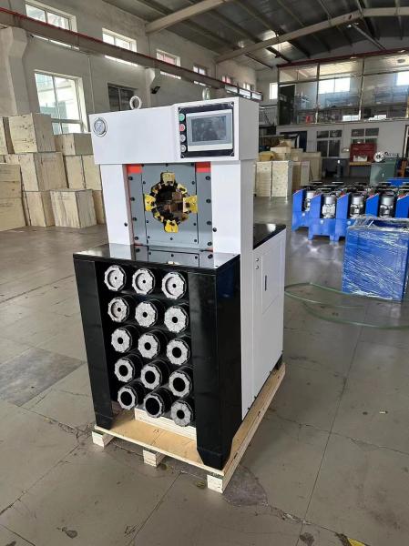 Máquina de enxaguamento de mangueira de corrente alternada PLC para maior pressão Máxima abertura 158mm