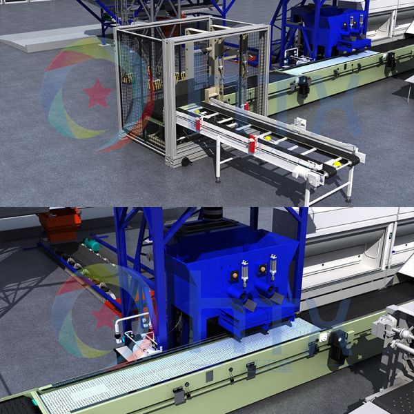 Блок Paver машины Doser Demoulding автоматического выхода влажный делая машину
