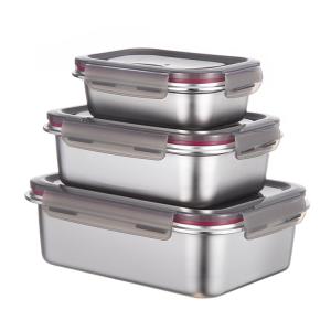 IKOO BPA Free Leak-proof Stainless Steel Food Storage Container with Airtight