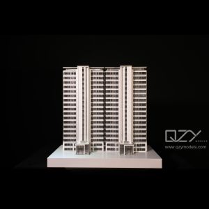 LWK 3D Arquitetura de arranha-céus Modelo estrutural 1/100 Hangzhou Zhonghai Residence