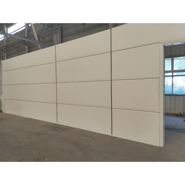 Доска сэндвича 4 панели Acp сэндвича Rockwool алюминиевая встала на сторону