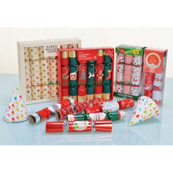 Wholesale Products Party Popper Bon Bons Decorated Christmas Cracker With Small Gifts