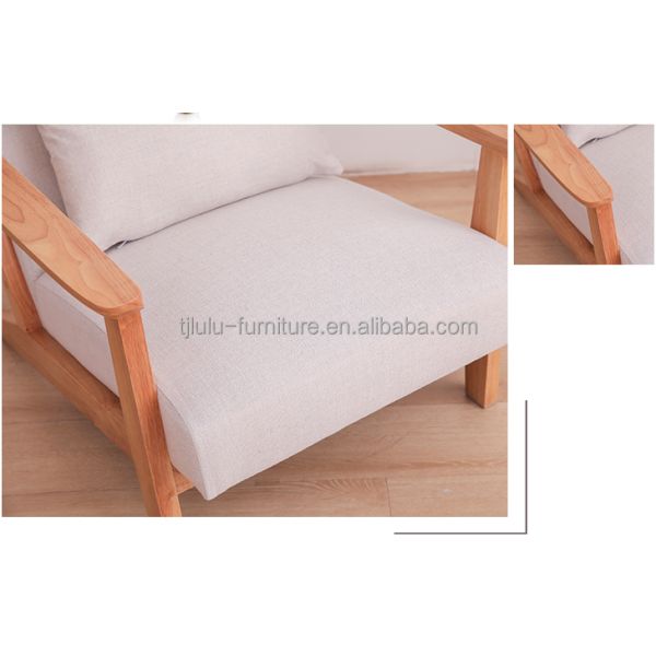 Single Couch Living Room Sofas with Removable Cover and Nordic Lazy Sofa Chair