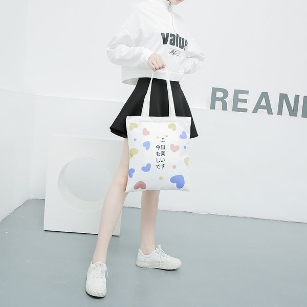 Естественный хлопок DIY производит сумку Eco холста Tote дружелюбное