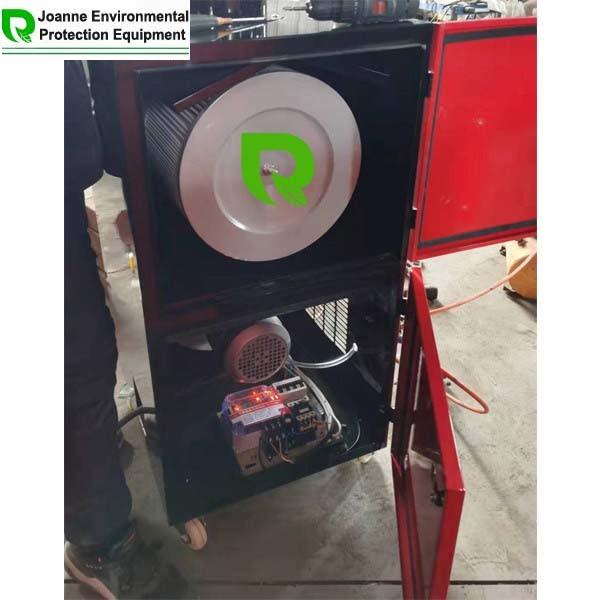 Double Arm Industrial Welding Fume Extractor Smoke Extraction Unit For Welding Works